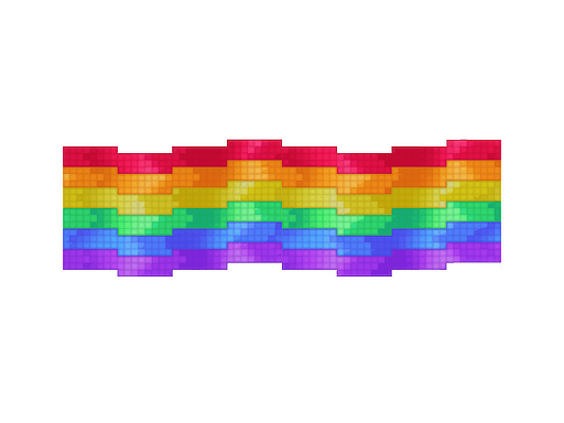 Samolepky Rainbow Route