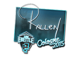 Klistermærke (rallen folie Cologne 2015)