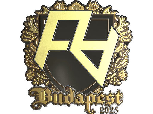 Klistermærke (Rare Atom guld Budapest 2025)
