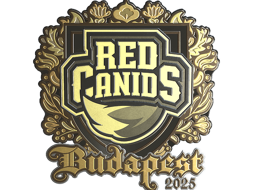 Samolepka (RED Canids zlatá StarLadder Budapest 2025)