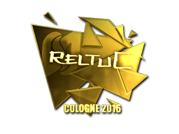 Samolepka (reltuC zlatá ESL Cologne 2016)