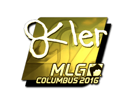 Samolepka (reltuC zlatá MLG Columbus 2016)