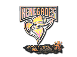 Klistermærke (Renegades holo Antwerp 2022)
