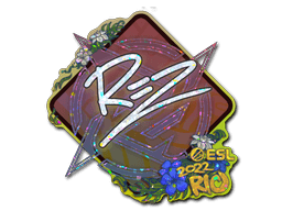 Aufkleber (REZ Glitzer Rio 2022)