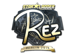 Aufkleber (REZ Gold Berlin 2019)