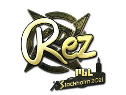 Aufkleber (REZ Gold Stockholm 2021)