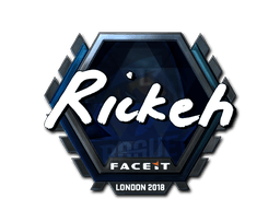 Klistermærke (Rickeh folie London 2018)