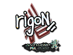 Samolepka (rigoN třpytivá PGL Antwerp 2022)