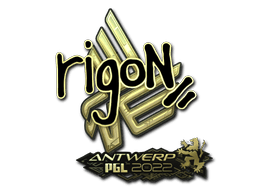 Samolepka (rigoN zlatá PGL Antwerp 2022)