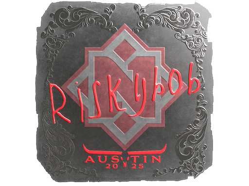 Klistermærke (riskyb0b folie Austin 2025)