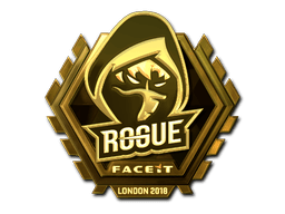 Klistermærke (Rogue guld London 2018)