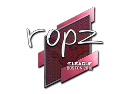 Klistermærke (ropz Boston 2018)