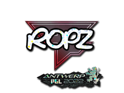 Klistermærke (ropz glitter Antwerp 2022)