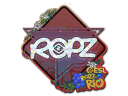 Klistermærke (ropz glitter Rio 2022)