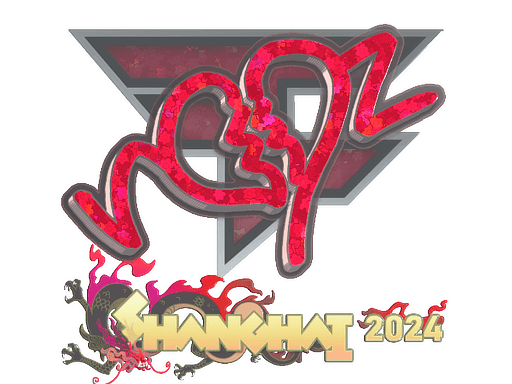 Klistermærke (ropz glitter Shanghai 2024)