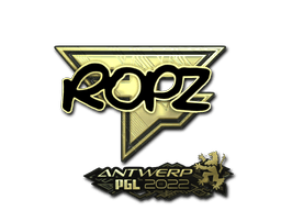 Samolepka (ropz zlatá PGL Antwerp 2022)