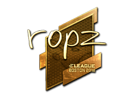 Samolepka (ropz zlatá Boston 2018)