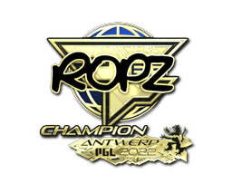 Samolepka (ropz šampion, zlatá PGL Antwerp 2022)
