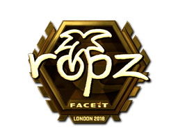 Samolepka (ropz zlatá London 2018)