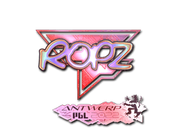 Klistermærke (ropz holo Antwerp 2022)