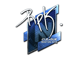 Klistermærke (RpK folie Boston 2018)