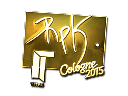 Samolepka (RpK zlatá Kolín nad Rýnem 2015)