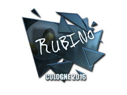 Klistermærke (RUBINO folie Cologne 2016)