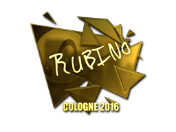 Samolepka (RUBINO zlatá ESL Cologne 2016)