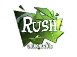 Aufkleber (RUSH Glanz Köln 2016)