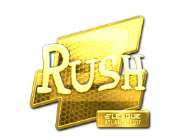 Aufkleber (RUSH Gold Atlanta 2017)