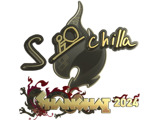 Samolepka (s-chilla zlatá Perfect World Shanghai 2024)