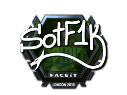 Klistermærke (S0tF1k folie London 2018)