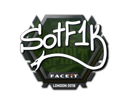 Samolepka (S0tF1k London 2018)