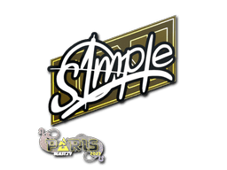 สติกเกอร์ (s1mple Paris 2023)