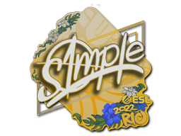สติกเกอร์ (s1mple Rio 2022)