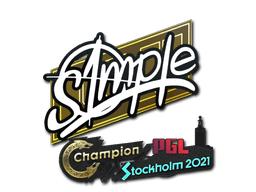 สติกเกอร์ (s1mple Stockholm 2021)