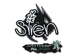 Klistermærke (S1ren glitter Antwerp 2022)