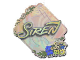 Klistermærke (S1ren holo Rio 2022)