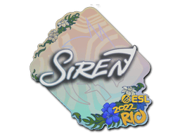 Samolepka (S1ren IEM Rio 2022)