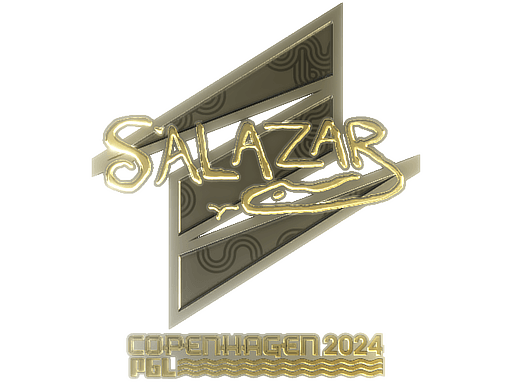 Samolepka (salazar zlatá PGL Copenhagen 2024)