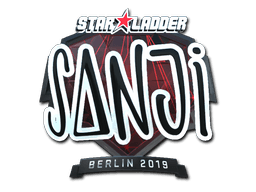 Klistermærke (SANJI folie Berlin 2019)