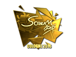Samolepka (ScreaM zlatá ESL Cologne 2016)