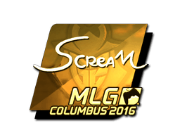 Samolepka (ScreaM zlatá MLG Columbus 2016)