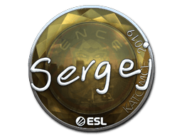 Klistermærke (sergej folie Katowice 2019)