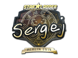 Samolepka (sergej zlatá Berlin 2019)