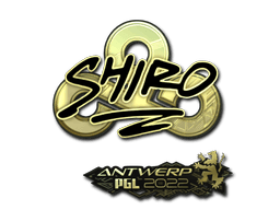 Samolepka (sh1ro zlatá PGL Antwerp 2022)