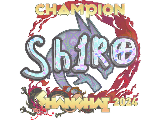 Klistermærke (sh1ro holo, vinder Shanghai 2024)