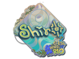 Klistermærke (sh1ro holo Rio 2022)