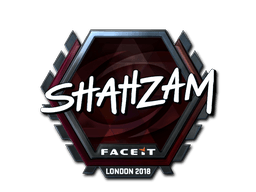 Klistermærke (ShahZaM folie London 2018)