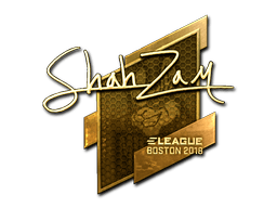 Samolepka (ShahZaM zlatá Boston 2018)